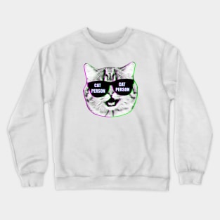 Cool, steep cat Crewneck Sweatshirt